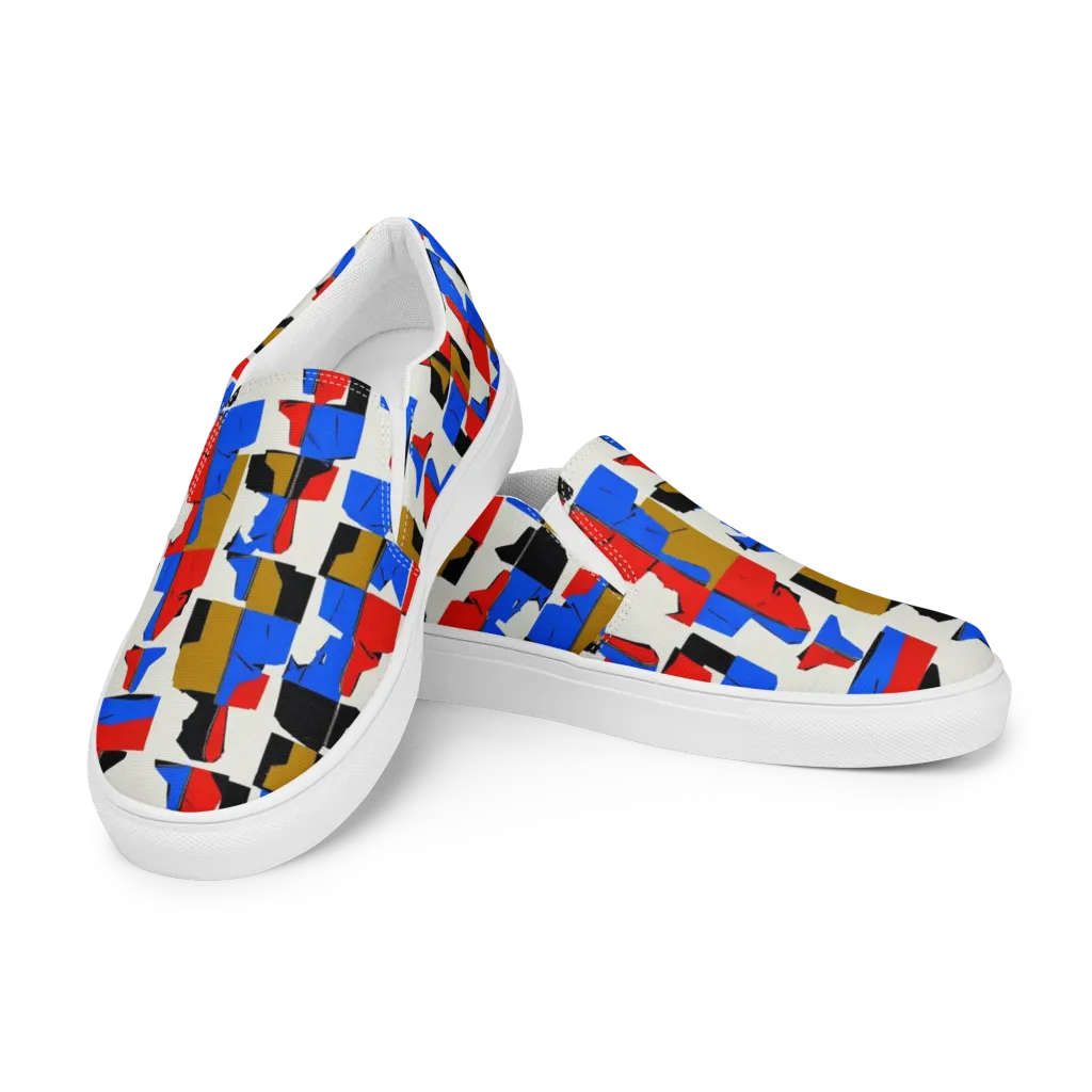 Primary Silhouettes on Women's Slip-On Canvas Shoes — Left Front