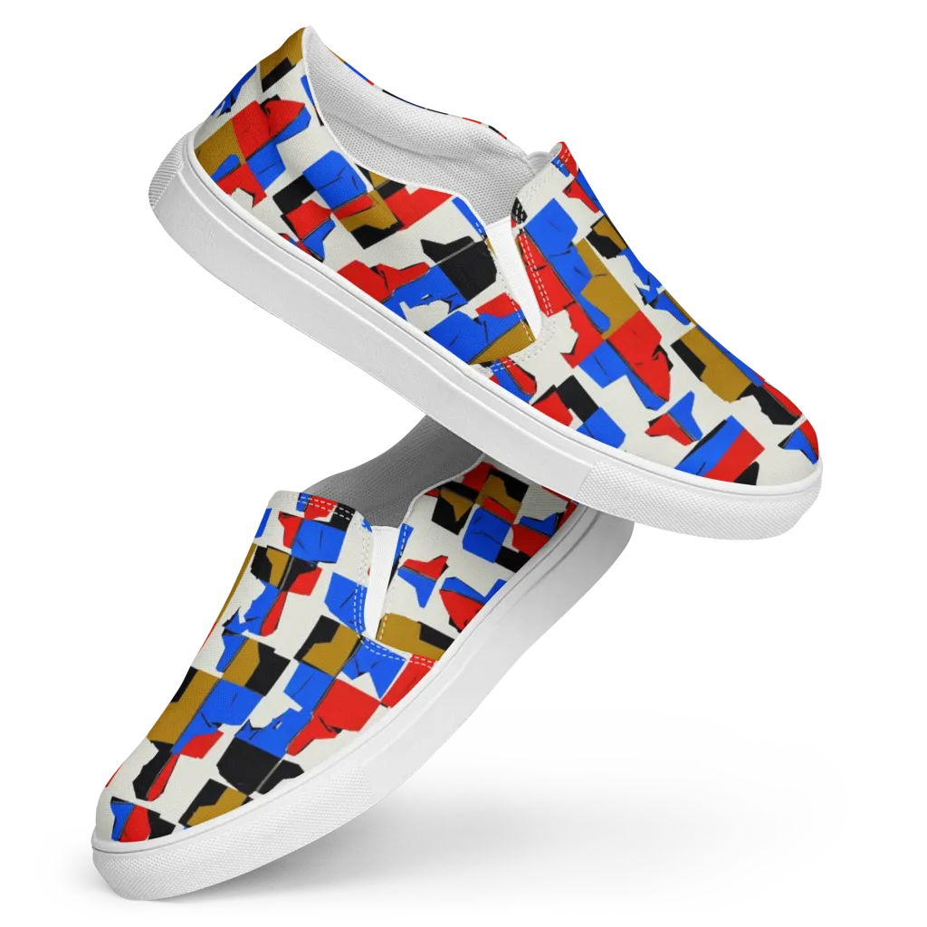 Primary Silhouettes on Women's Slip-On Canvas Shoes — Front