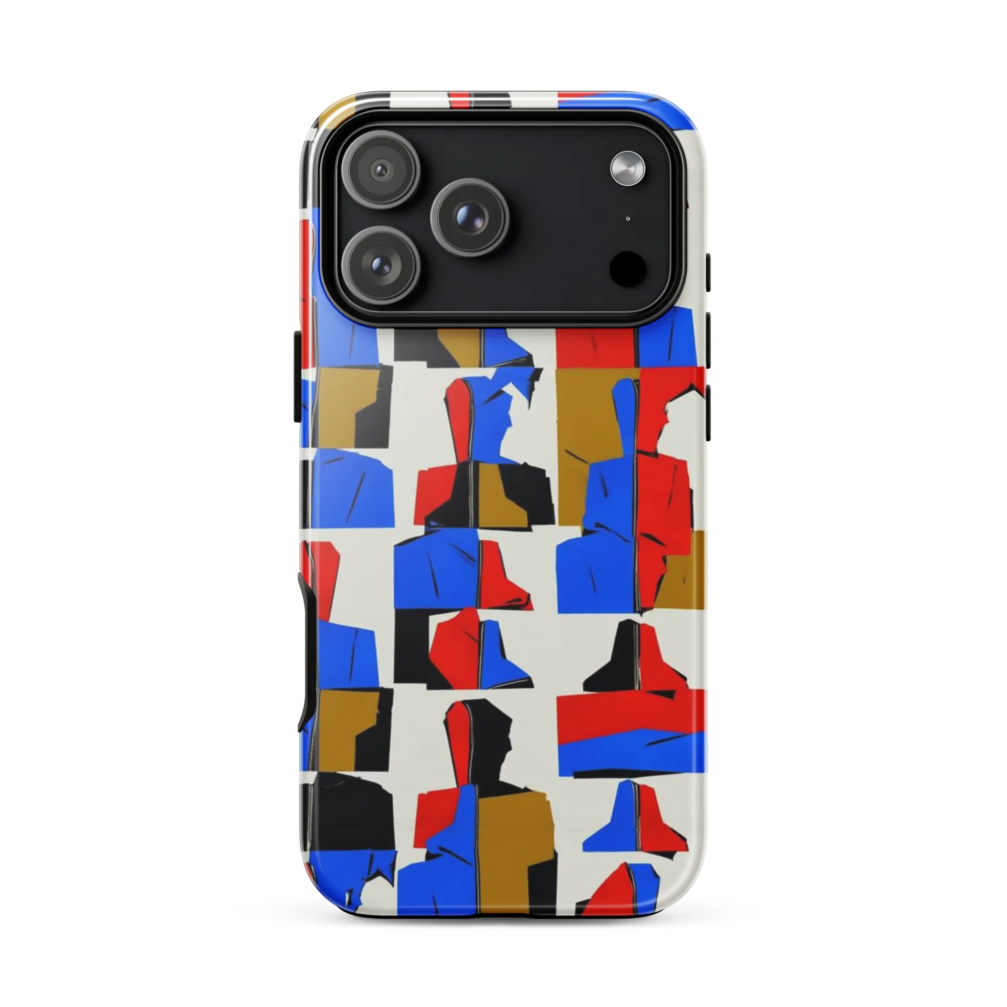 Primary Silhouettes on Tough Case for iPhone® — Front