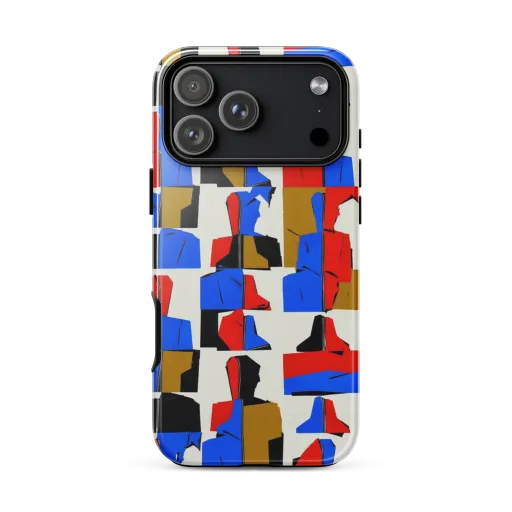 Primary Silhouettes on a Tough Case for iPhone®