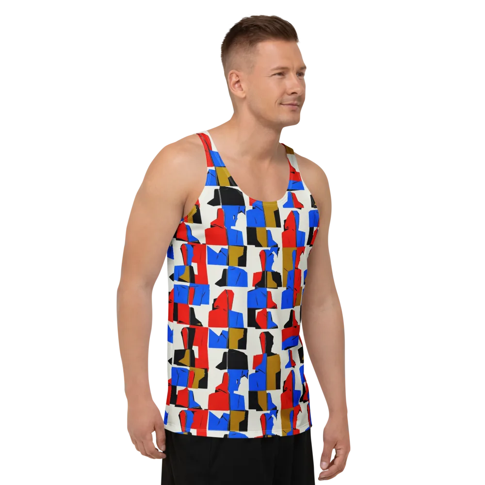 Primary Silhouettes on Men's Tank Top — Right Front