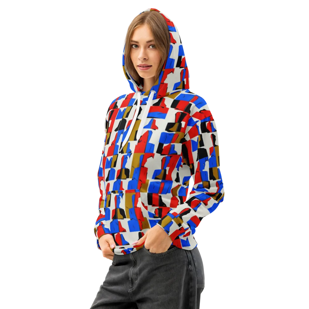 Primary Silhouettes on Cotton Hoodie — Left Front