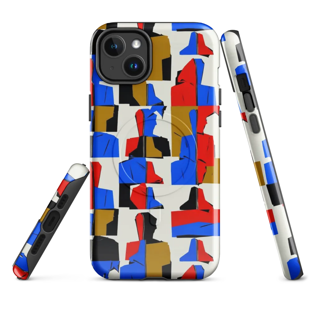 Primary Silhouettes on MagSafe Tough Case for iPhone® — Front