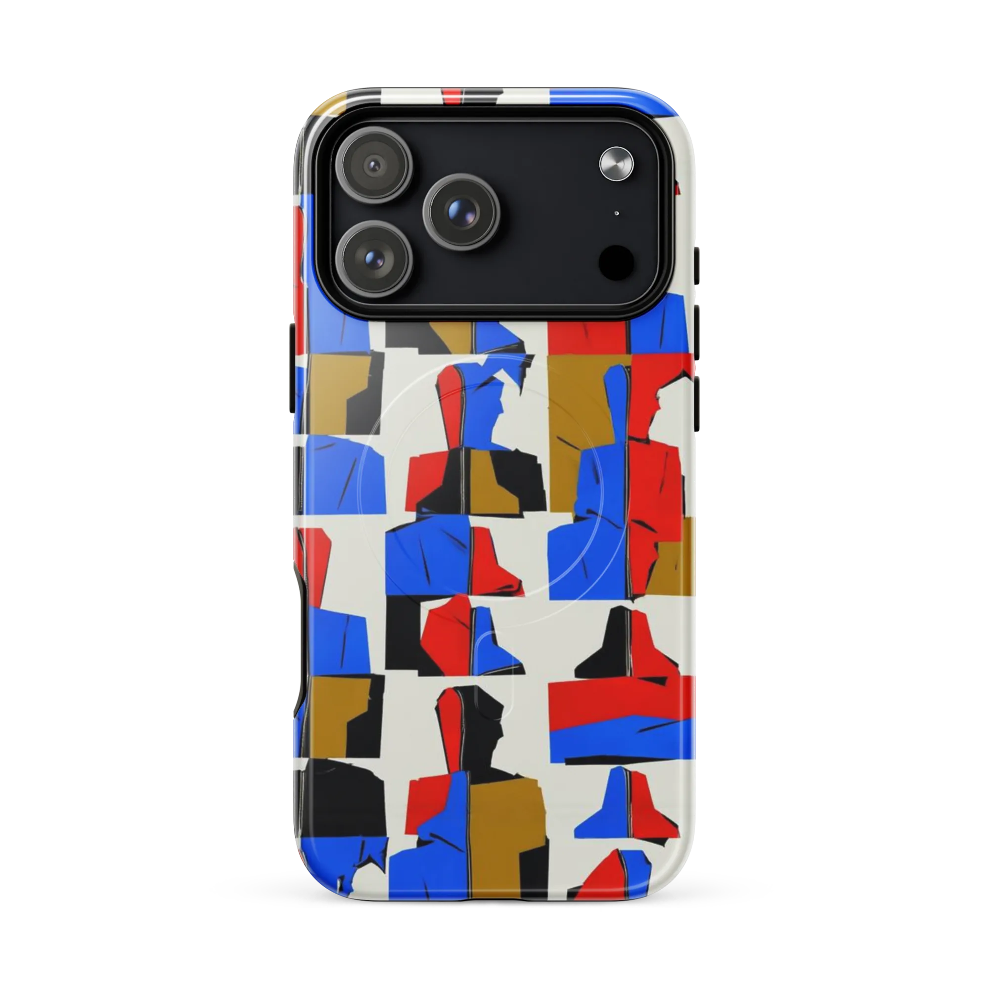 Primary Silhouettes on MagSafe Tough Case for iPhone® — Front