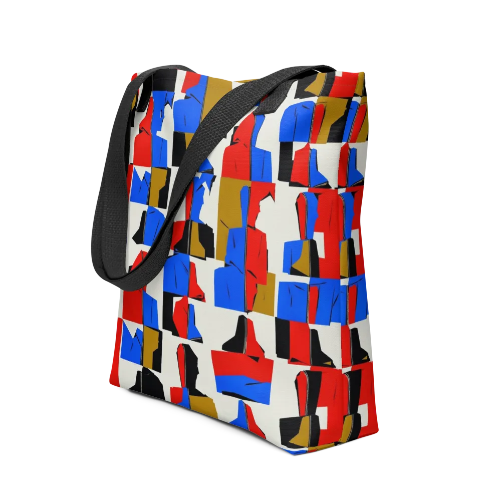 Primary Silhouettes on Tote Bag — Front