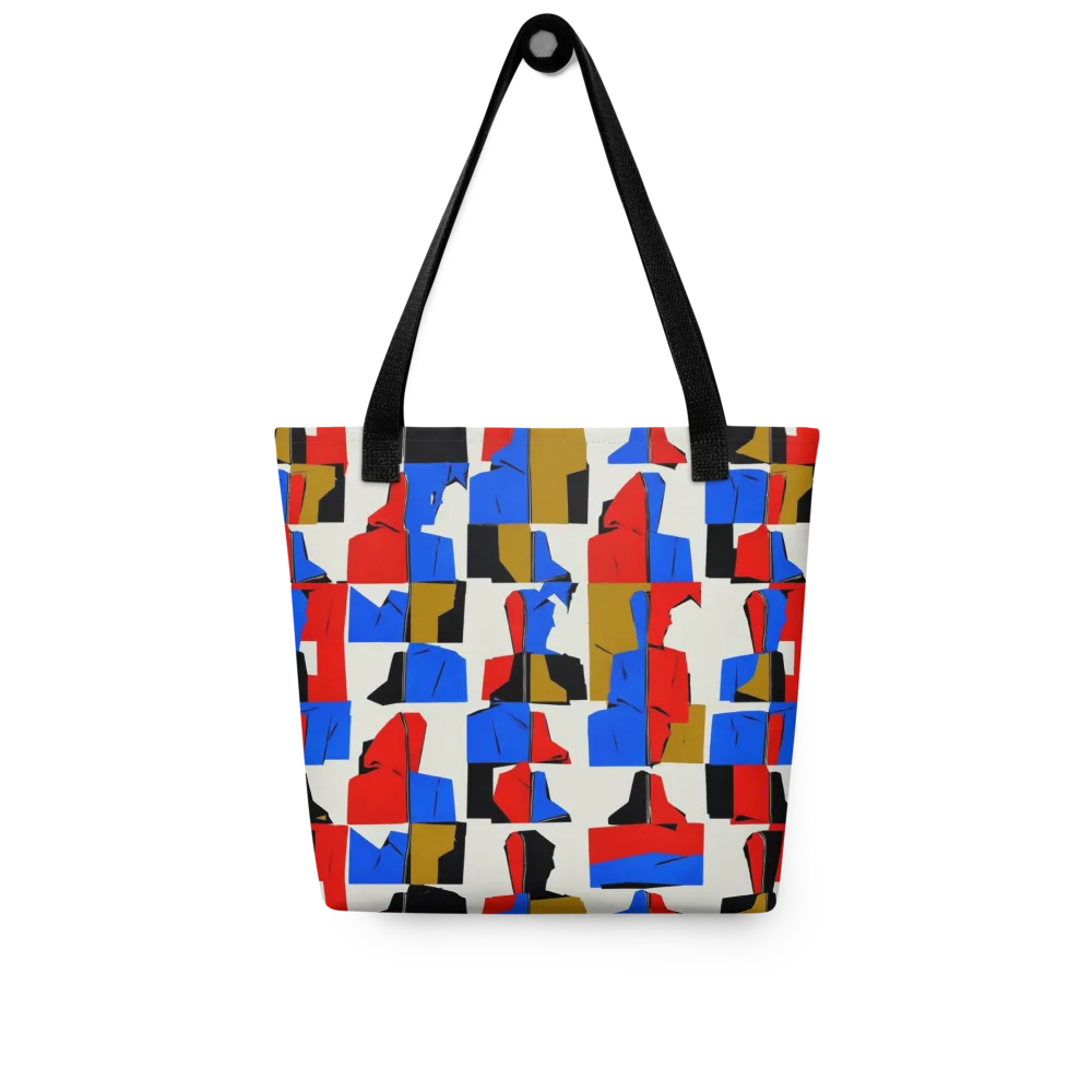 Primary Silhouettes on Tote Bag — Front