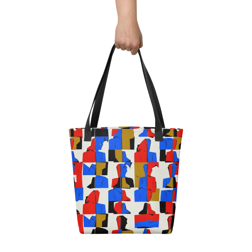 Primary Silhouettes on Tote Bag — Front