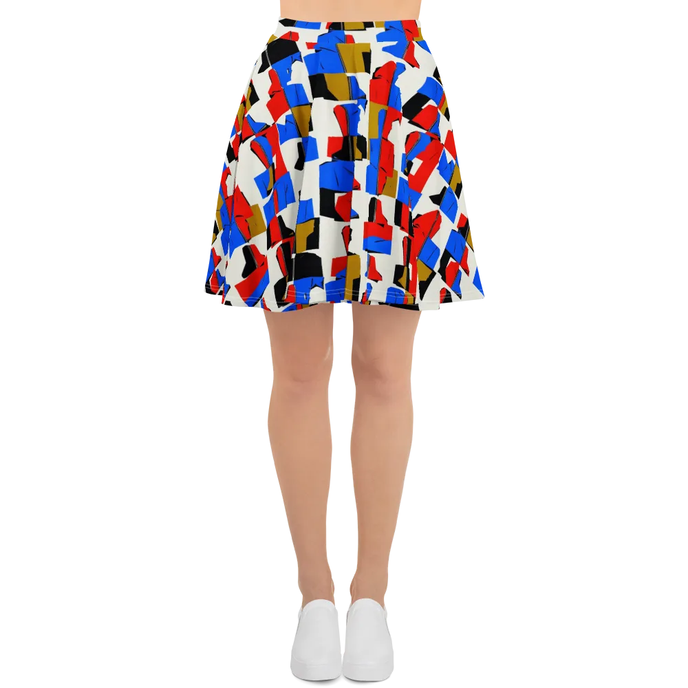 Primary Silhouettes on Skater Skirt — Front