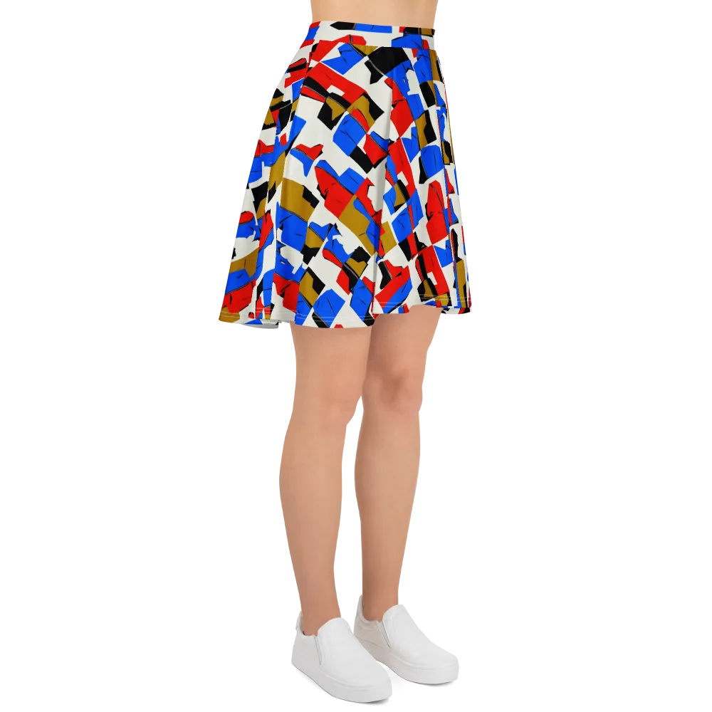 Primary Silhouettes on Skater Skirt — Right