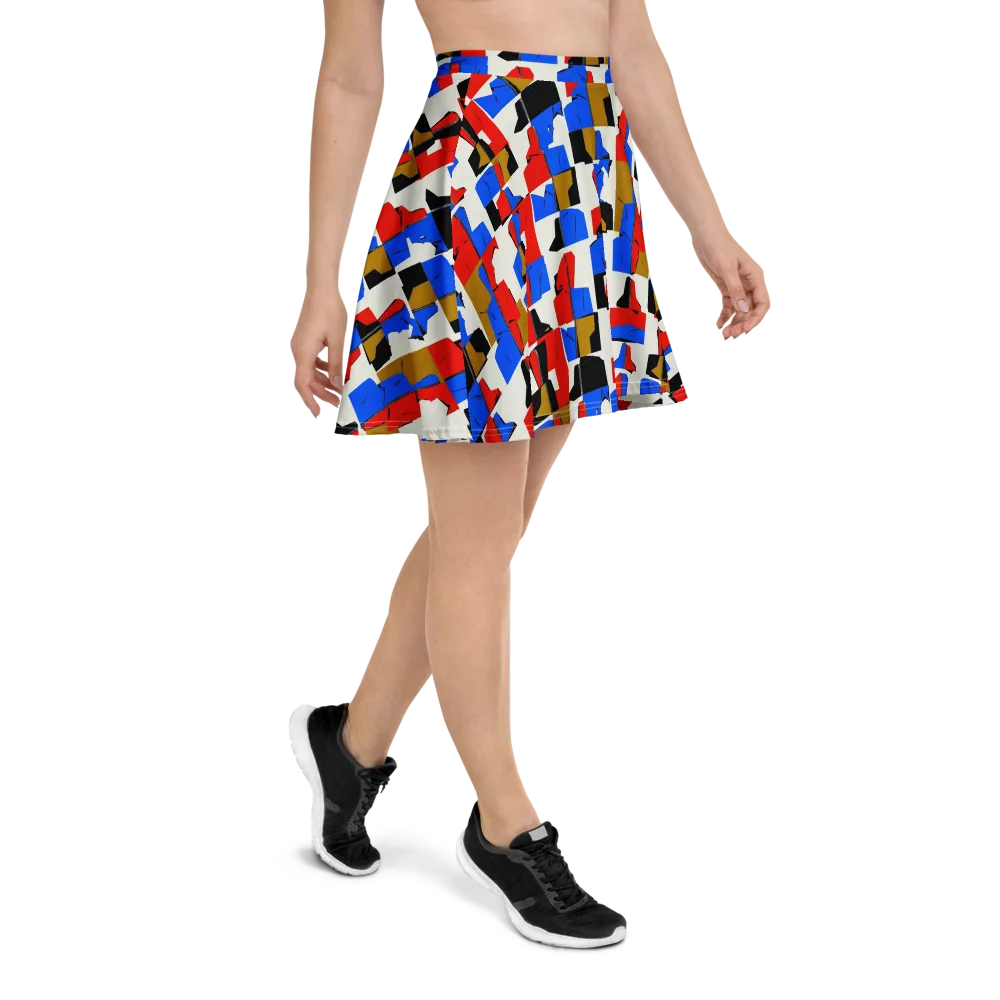 Primary Silhouettes on Skater Skirt — Right