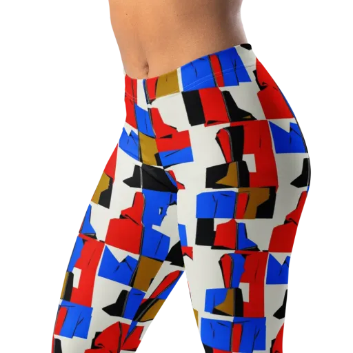 Primary Silhouettes on a Leggings