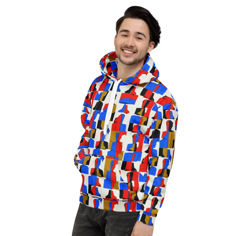 Primary Silhouettes on Hoodie — Left