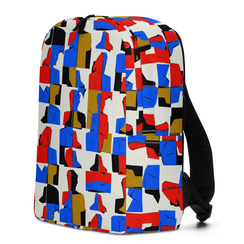 Primary Silhouettes on Minimalist Backpack — Left