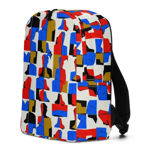 Primary Silhouettes on a Minimalist Backpack