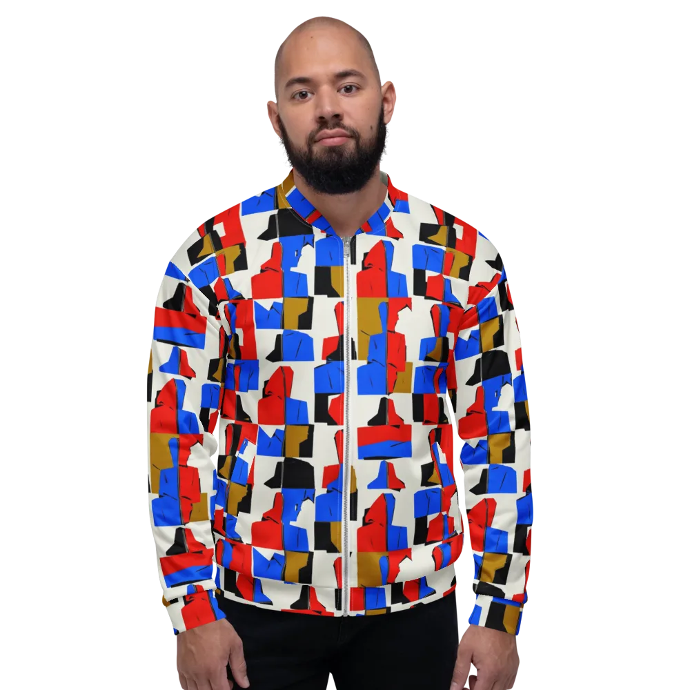 Primary Silhouettes on Bomber Jacket — Front