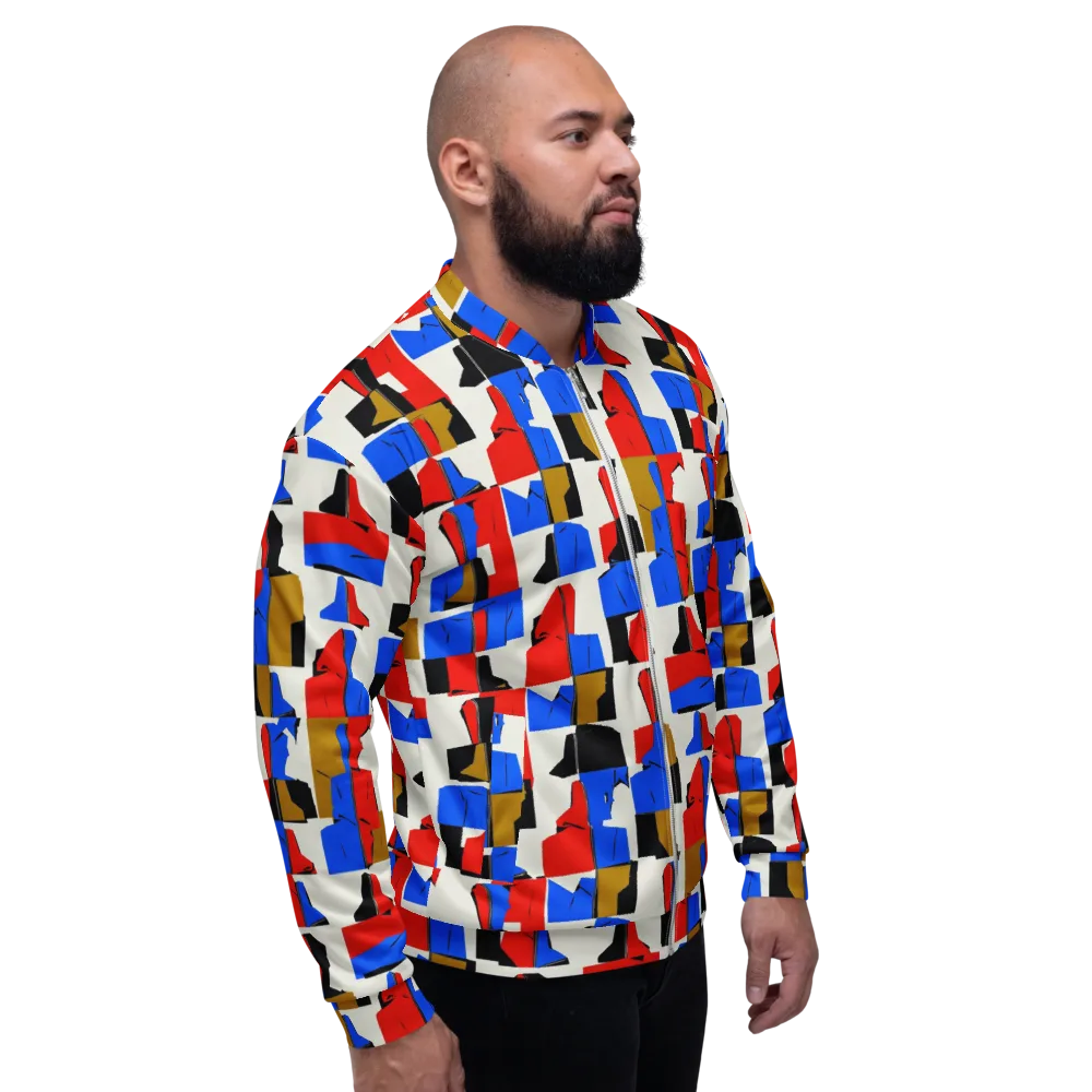 Primary Silhouettes on Bomber Jacket — Right