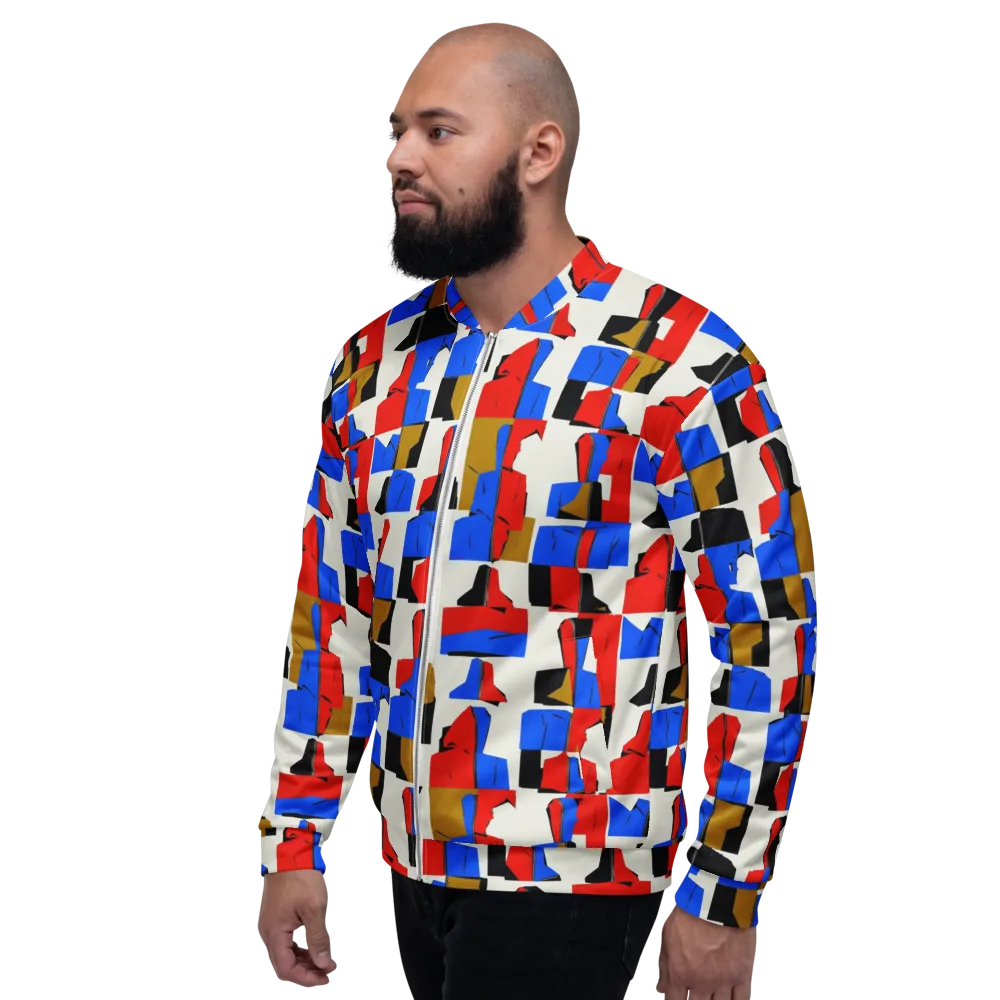 Primary Silhouettes on Bomber Jacket — Left