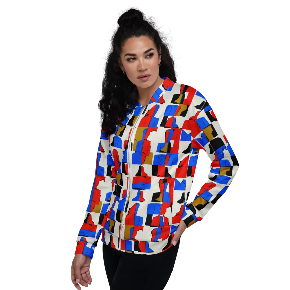 Primary Silhouettes on Bomber Jacket — Left