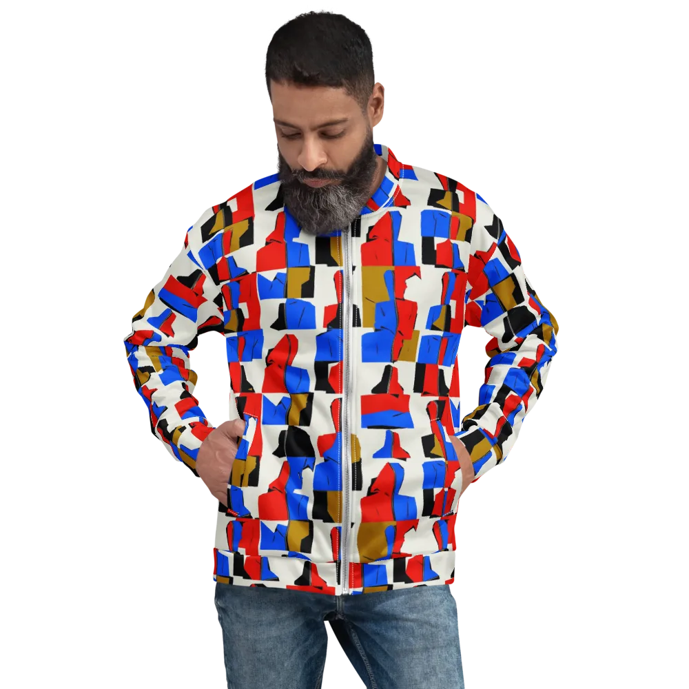 Primary Silhouettes on Bomber Jacket — Front