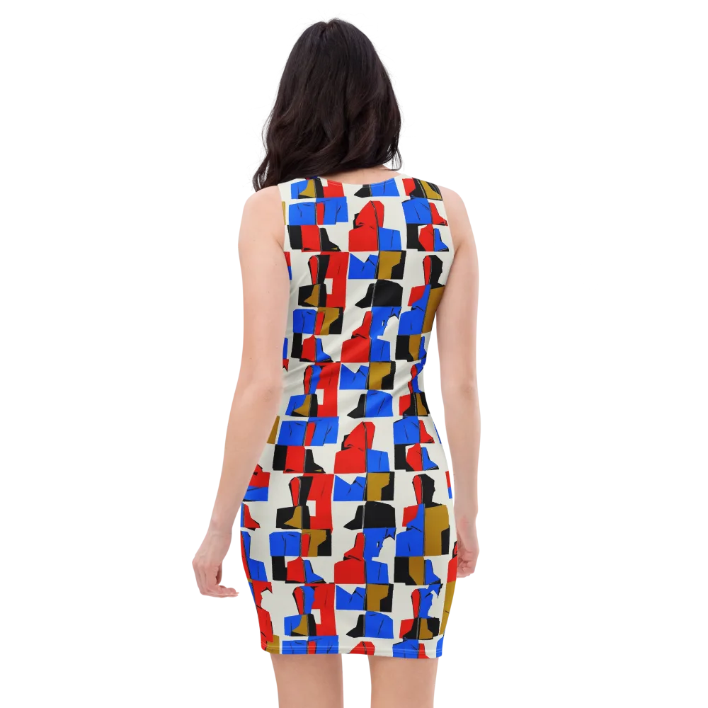 Primary Silhouettes on Bodycon Dress — Back