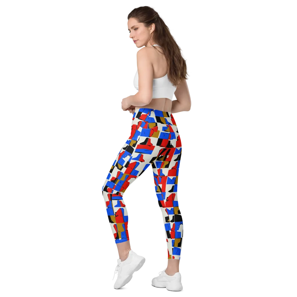 Primary Silhouettes on Leggings with Pockets — Left Back