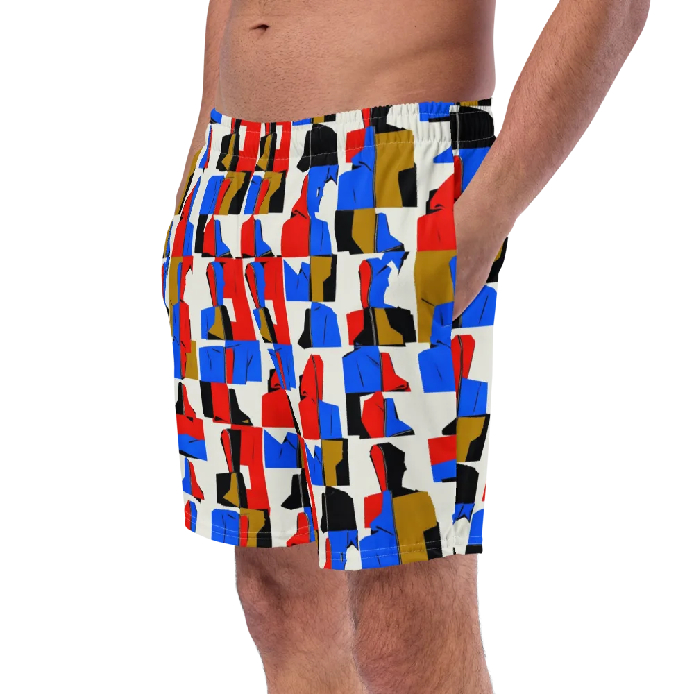 Primary Silhouettes on Swim Trunks — Left Front