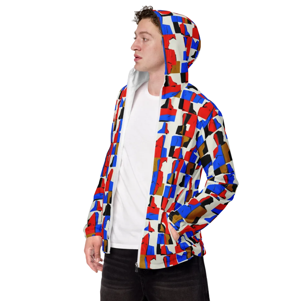Primary Silhouettes on Men's Windbreaker — Left Front