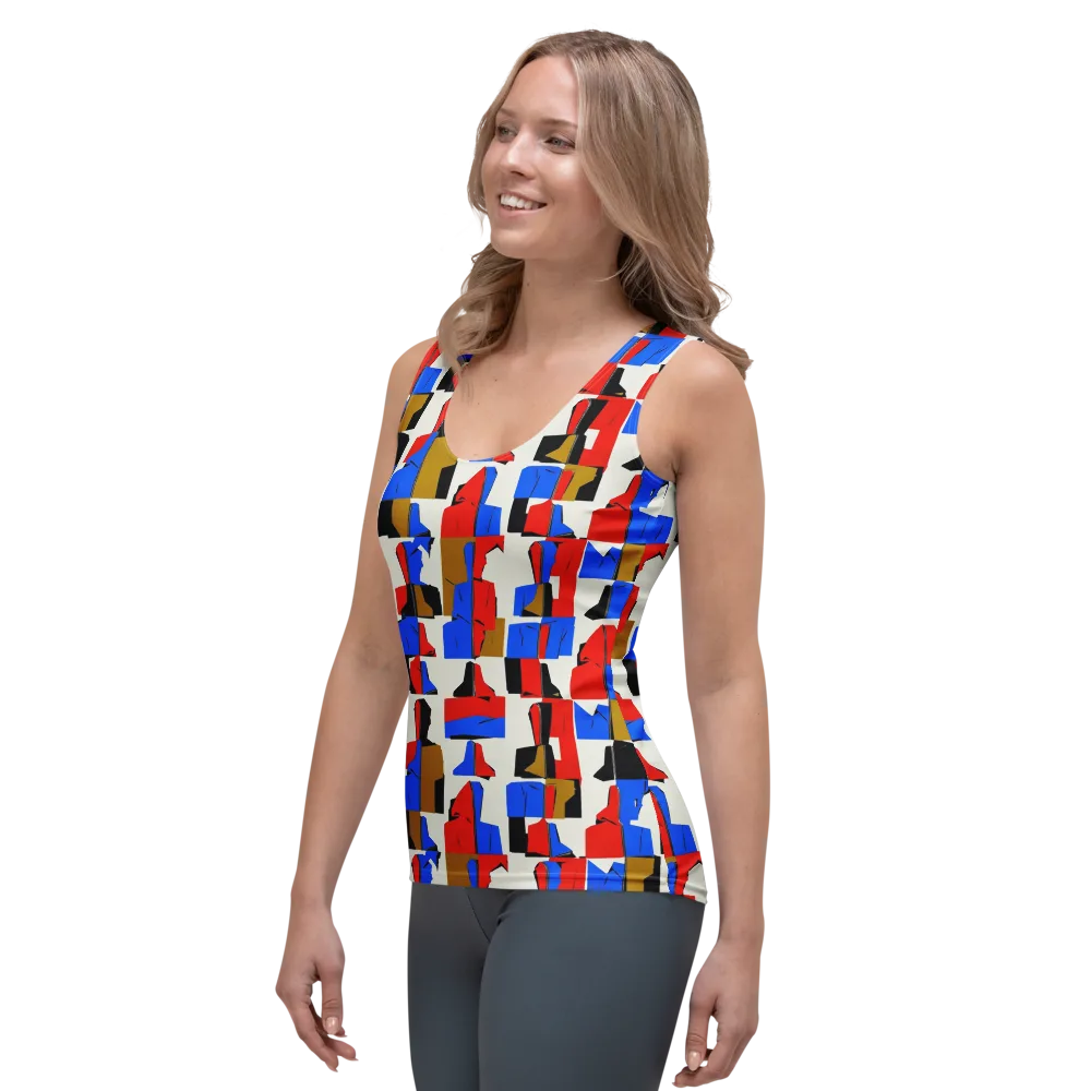 Primary Silhouettes on Women's Tank Top — Left Front