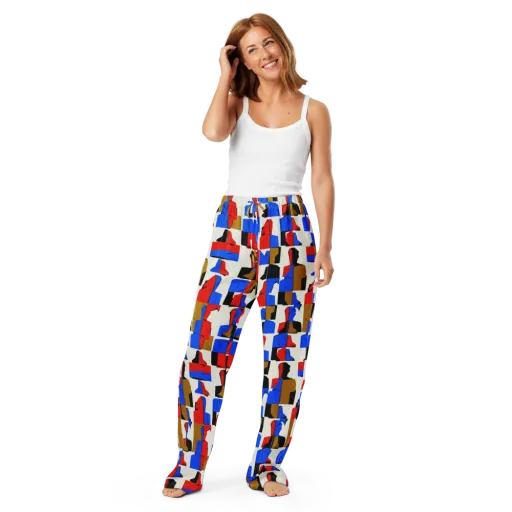 Primary Silhouettes on a Women's Pajama Pants