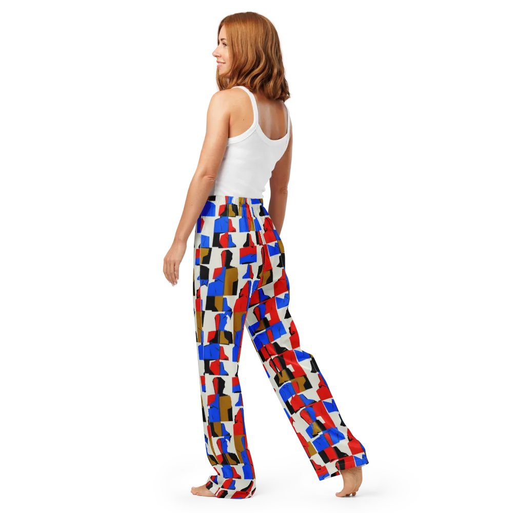 Primary Silhouettes on Women's Pajama Pants — Back