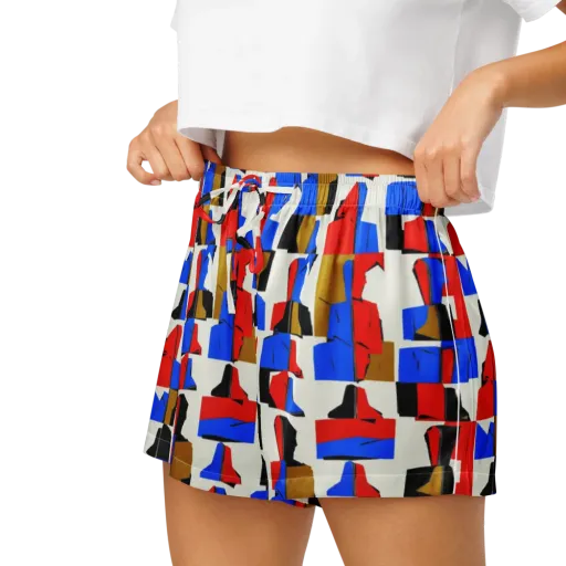 Primary Silhouettes on a Women's Pajama Shorts