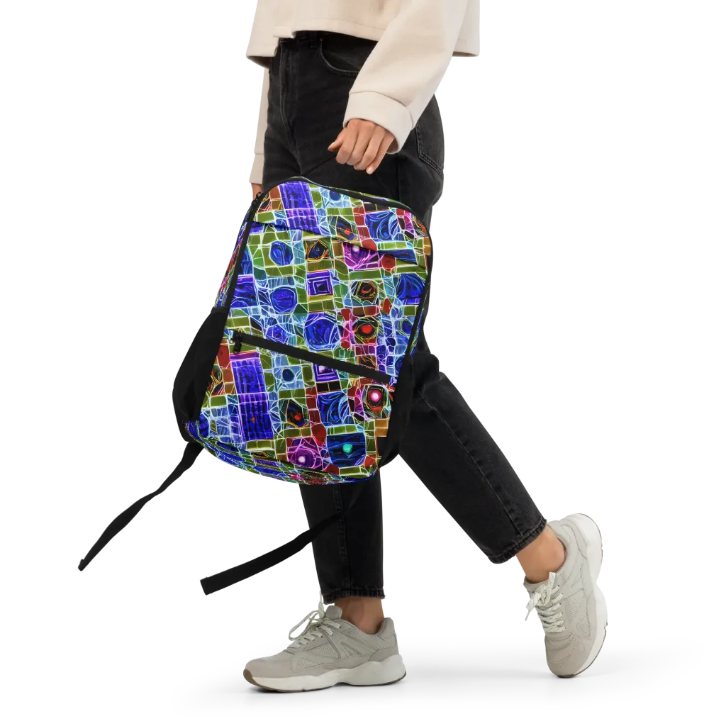 Neon Shardwork on Utility Backpack — Front