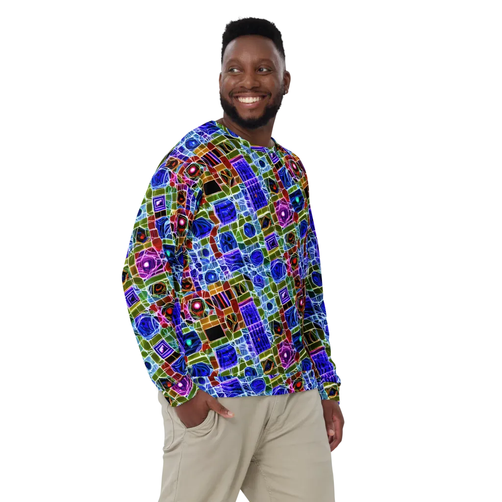Neon Shardwork on Sweatshirt — Front