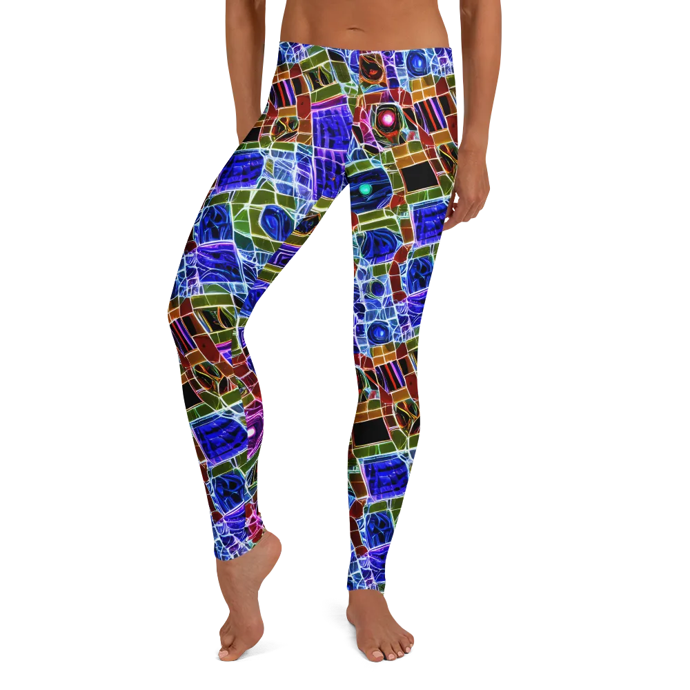 Neon Shardwork on Leggings — Front