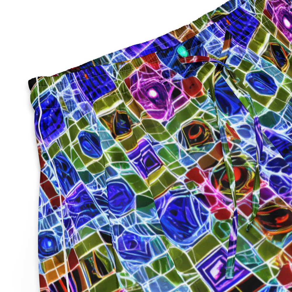 Neon Shardwork on Women's Pajama Shorts — Product details