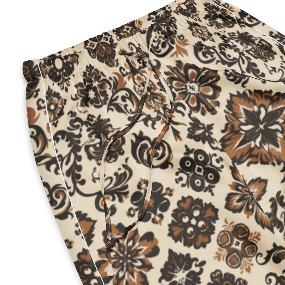 Cinnamon Damask on Women's Pajama Pants — Product details
