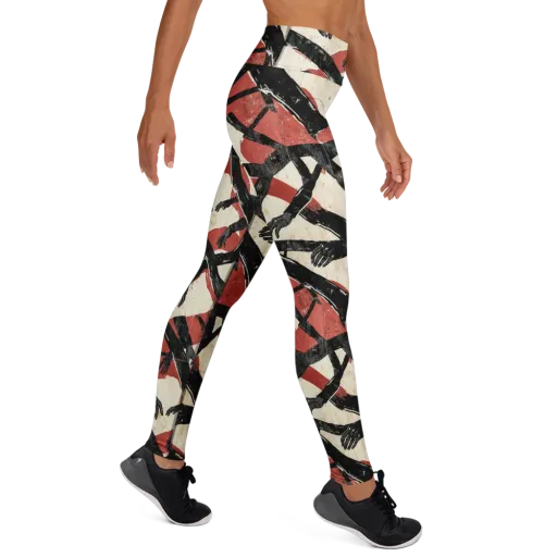 Midnight Reach on a Yoga Leggings
