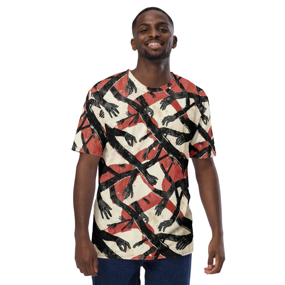 Midnight Reach on Men's Crew Neck T-Shirt — Front