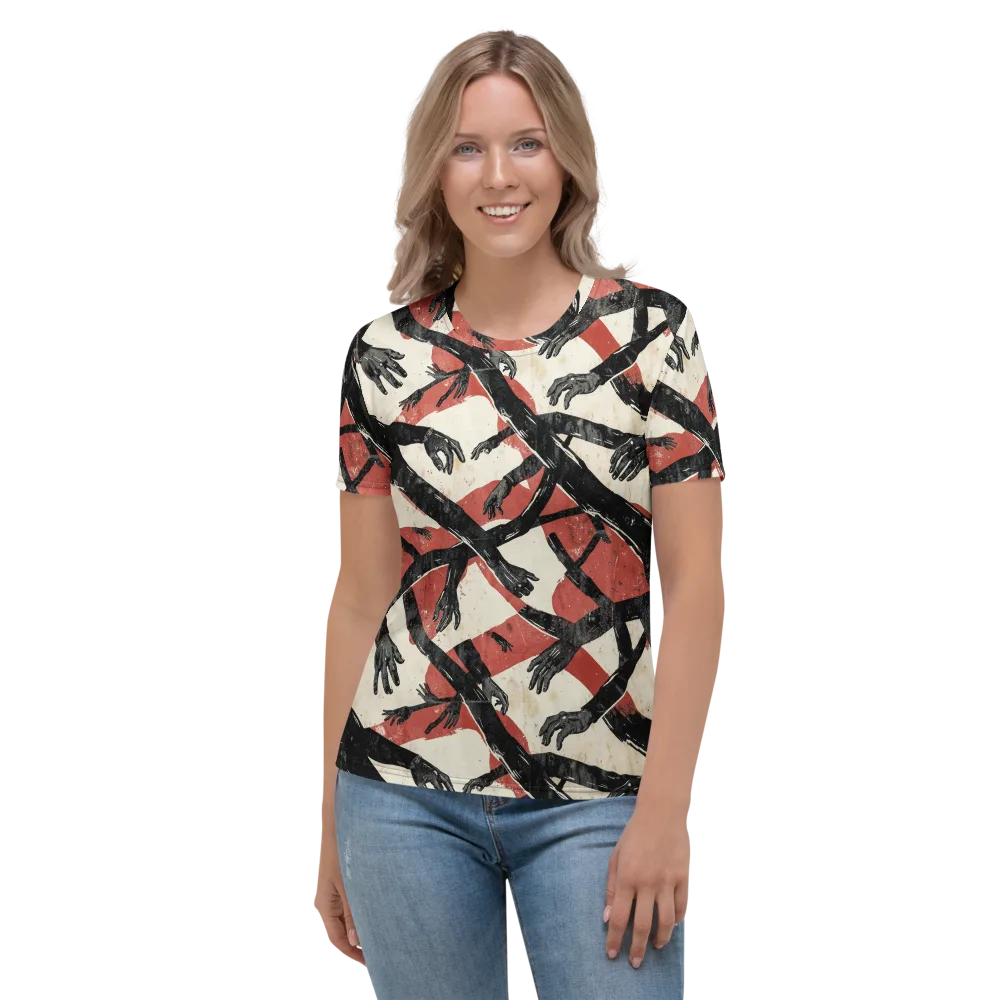 Midnight Reach on Women's Crew Neck T-Shirt — Front