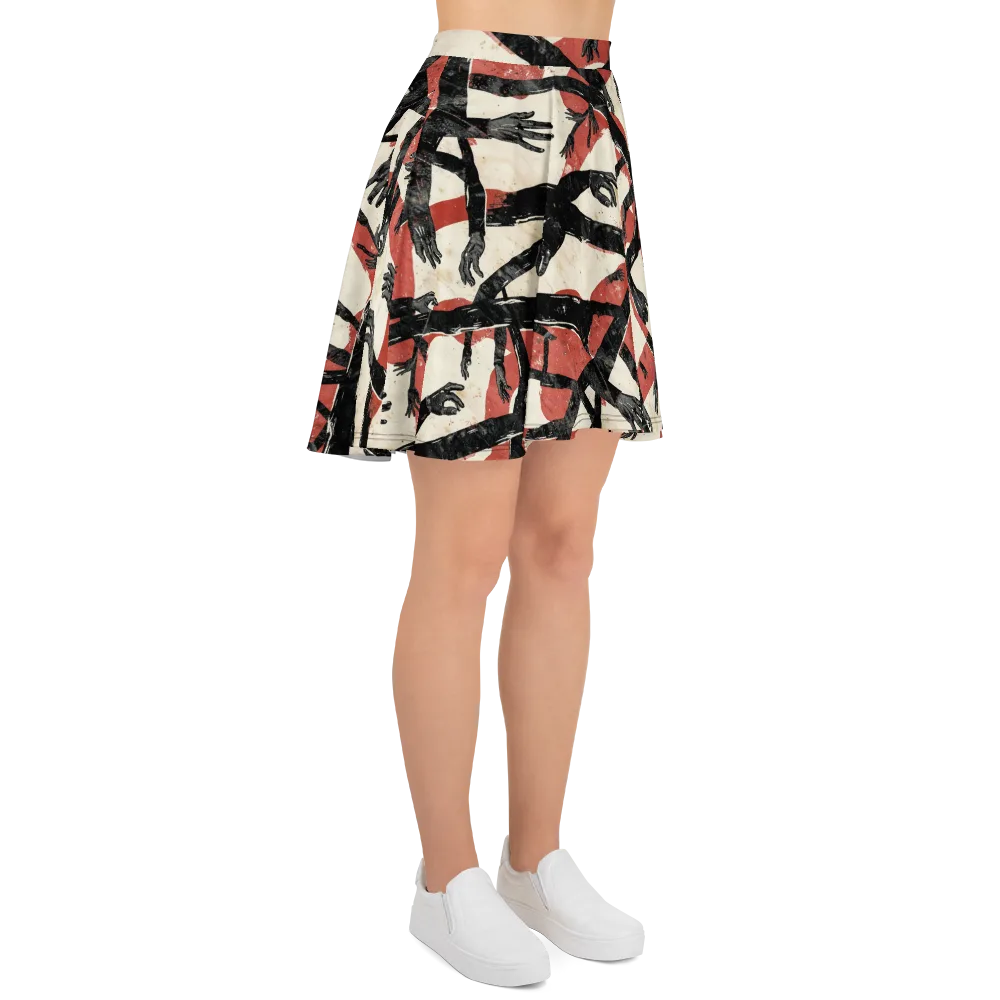 Midnight Reach on Skater Skirt — Right
