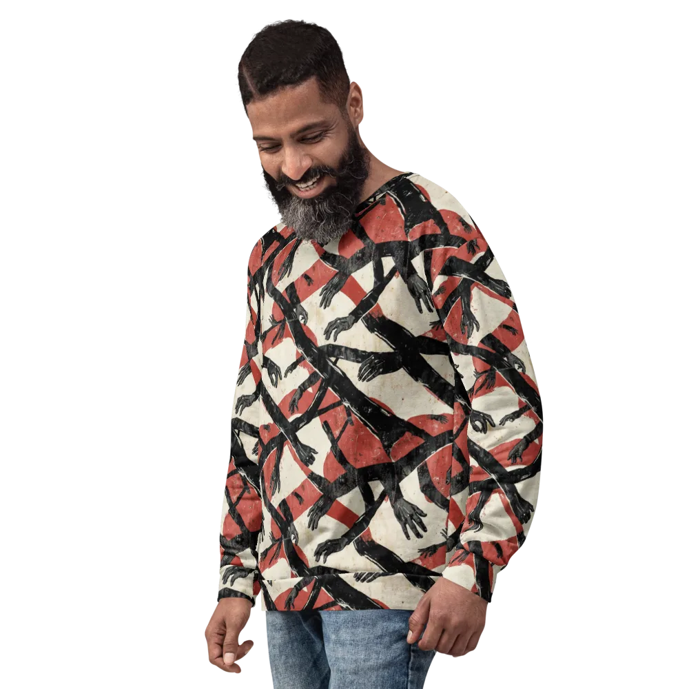 Midnight Reach on Sweatshirt — Left Front