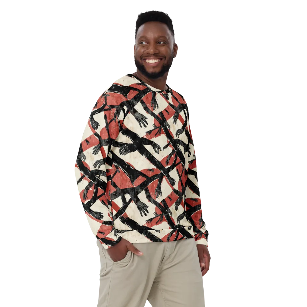 Midnight Reach on Sweatshirt — Front