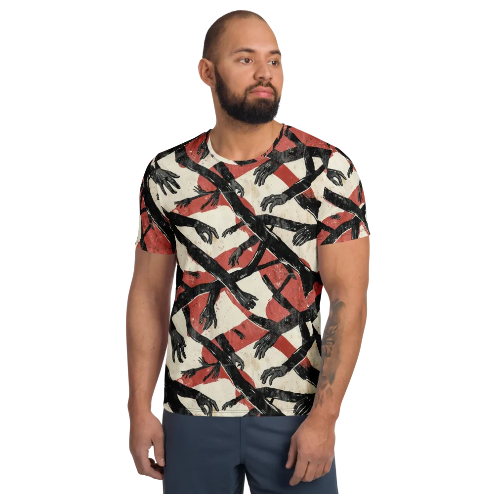 Midnight Reach on Men's Athletic T-Shirt — Front