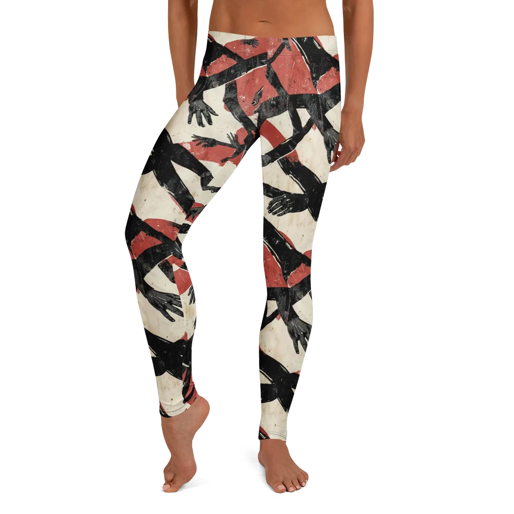 Midnight Reach on Leggings — Front