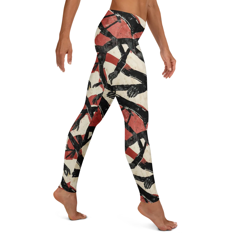 Midnight Reach on Leggings — Right