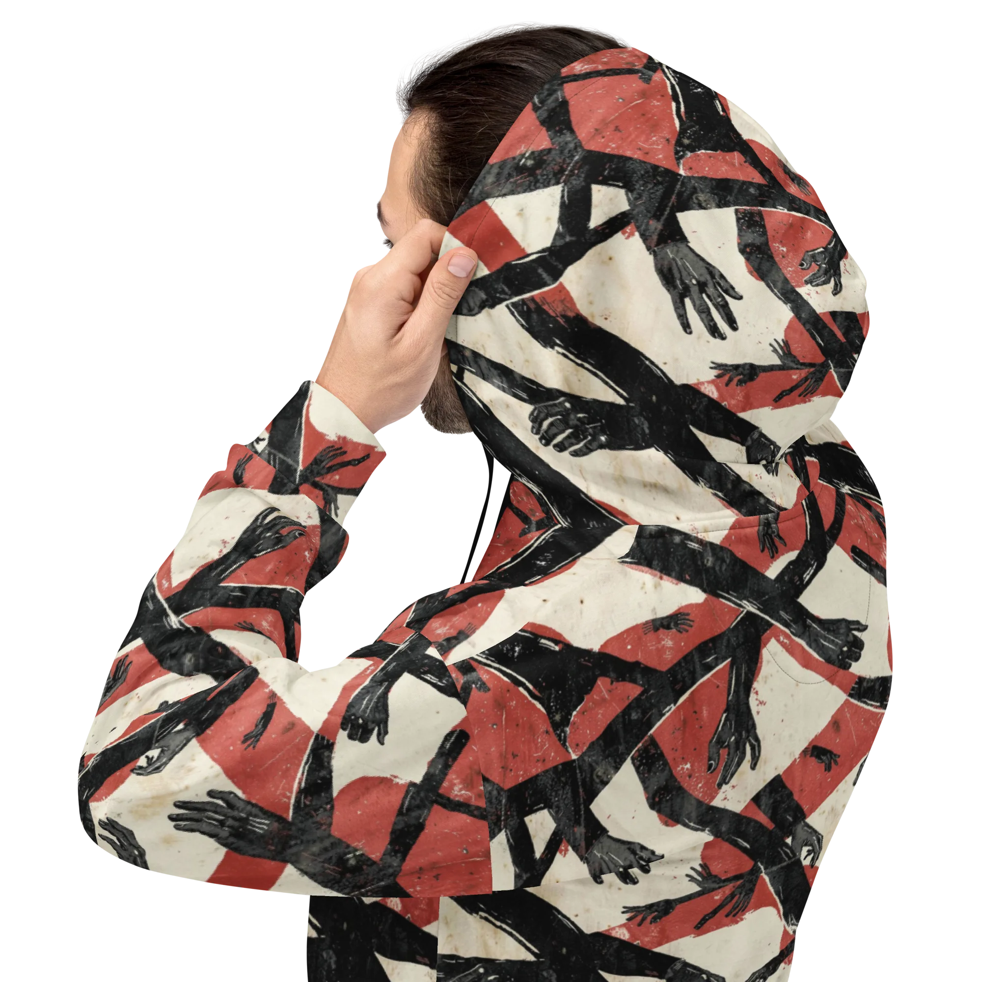 Midnight Reach on Hoodie — Back
