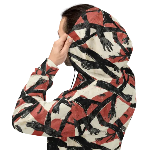 Midnight Reach on a Hoodie