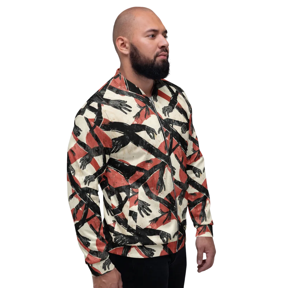 Midnight Reach on Bomber Jacket — Right