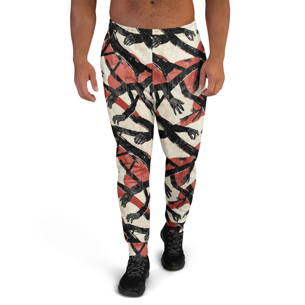 Midnight Reach on Men's Joggers — Front