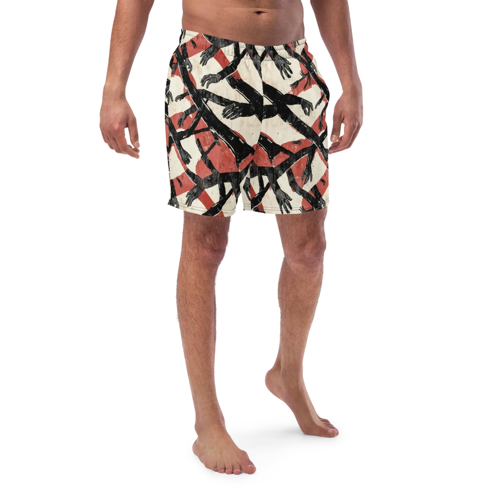 Midnight Reach on Swim Trunks — Front